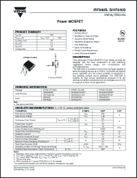 Click here to download SIHF840STR-E3 Datasheet