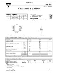 Click here to download SI4114DY Datasheet