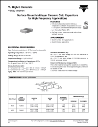 Click here to download VJ0603Q1R8BXCA0805 Datasheet