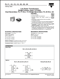 Click here to download PL-1101AS Datasheet