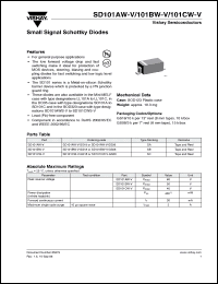 Click here to download SD101BW-V-GS18 Datasheet