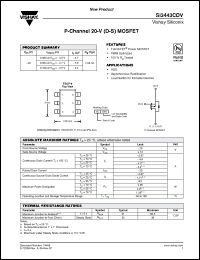 Click here to download SI3443CDV Datasheet