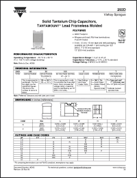 Click here to download 292D156X_004R27 Datasheet