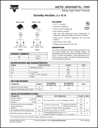 Click here to download 30CTQ050-1TRLPBF Datasheet