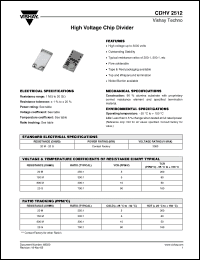 Click here to download CDHV2512AC2005H2500HS2 Datasheet