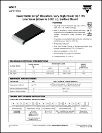 Click here to download WSLP0805R0100FEK Datasheet