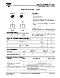Click here to download 43CTQ100GS Datasheet