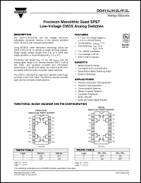 Click here to download DG411LDY-T1 Datasheet