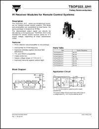 Click here to download TSOP322 Datasheet