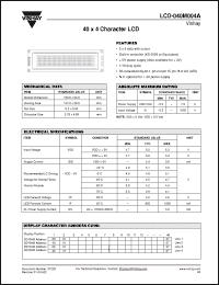 Click here to download LCD-040M004A Datasheet