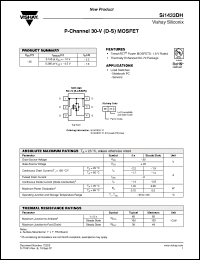 Click here to download SI1433DH-T1-E3 Datasheet