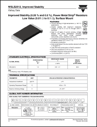 Click here to download WSLS2512R0100DHEA Datasheet