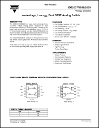 Click here to download DG2038DS Datasheet