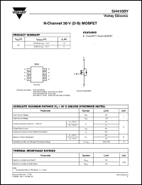 Click here to download SI4410DY-REVA-E3 Datasheet
