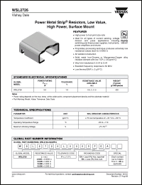 Click here to download WSL2726L5000FEA Datasheet