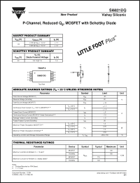 Click here to download SI6821DQ Datasheet