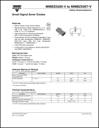 Click here to download MMBZ5250-V Datasheet