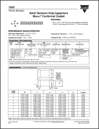 Click here to download 194D Datasheet