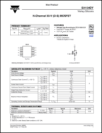 Click here to download SI4134DY Datasheet