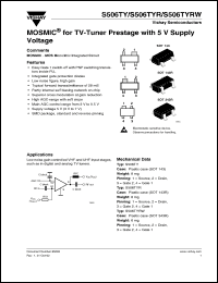 Click here to download S506TYR Datasheet