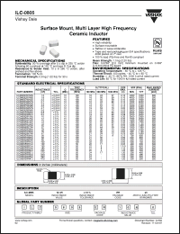 Click here to download ILC0805ERR15J Datasheet
