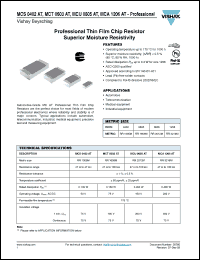 Click here to download MCT0603MD4641FE0P5PW00 Datasheet