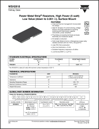Click here to download WSH2818LFEA Datasheet