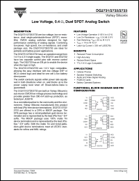 Click here to download DG2731DN-T1-E4 Datasheet