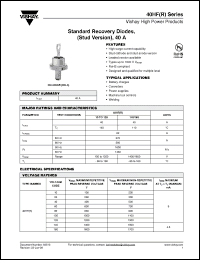 Click here to download 42HFR160 Datasheet