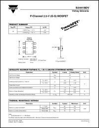 Click here to download SI3441BDV-T1 Datasheet