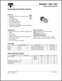 Click here to download BAS282-GS18 Datasheet