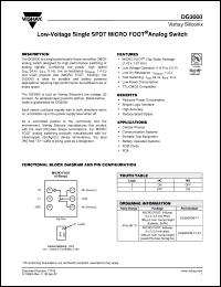 Click here to download DG3000DB-T1-E1 Datasheet