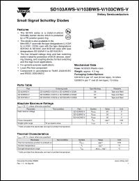 Click here to download SD103BWS-V Datasheet