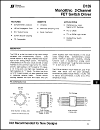 Click here to download D139AA2 Datasheet