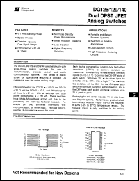 Click here to download DG140AP/883 Datasheet