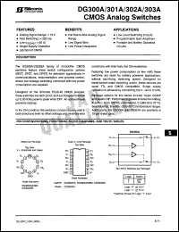 Click here to download DG303AK/883 Datasheet