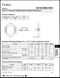Click here to download MOD100C Datasheet