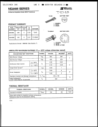 Click here to download ND2406B Datasheet