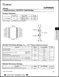 Click here to download SI9950DY Datasheet