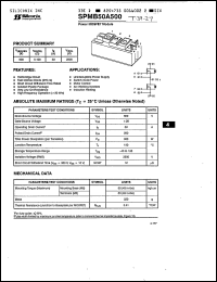 Click here to download SPMB50A500 Datasheet