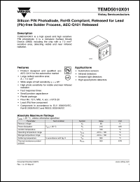 Click here to download TEMD5010X01 Datasheet