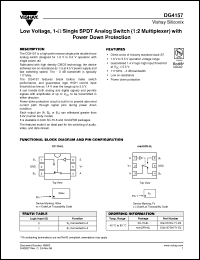 Click here to download DG4157DL-T1-E3 Datasheet