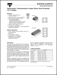 Click here to download ILD1615 Datasheet