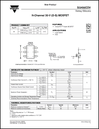 Click here to download SI3456CDV Datasheet