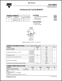 Click here to download SI2316BDS-T1-E3 Datasheet