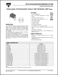 Click here to download SFH615AGB-X009 Datasheet