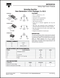 Click here to download 85CNQ015ASM Datasheet