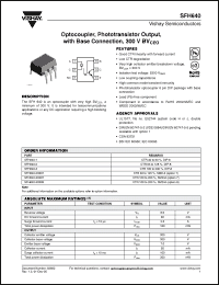 Click here to download SFH640-2X007 Datasheet