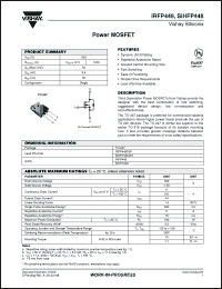 Click here to download IRFP448PBF Datasheet