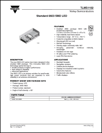Click here to download TLMS1102-GS08 Datasheet